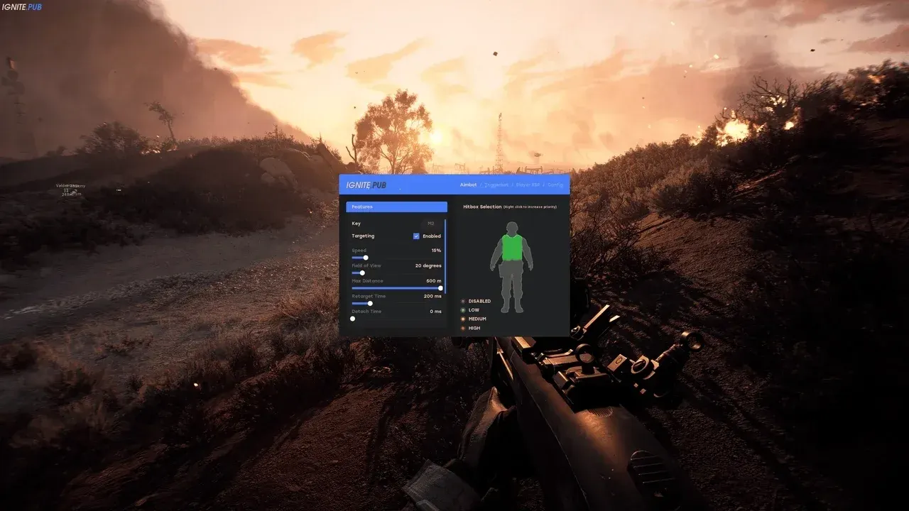 IGNITE для Battlefield 6 — скриншот интерфейса 1