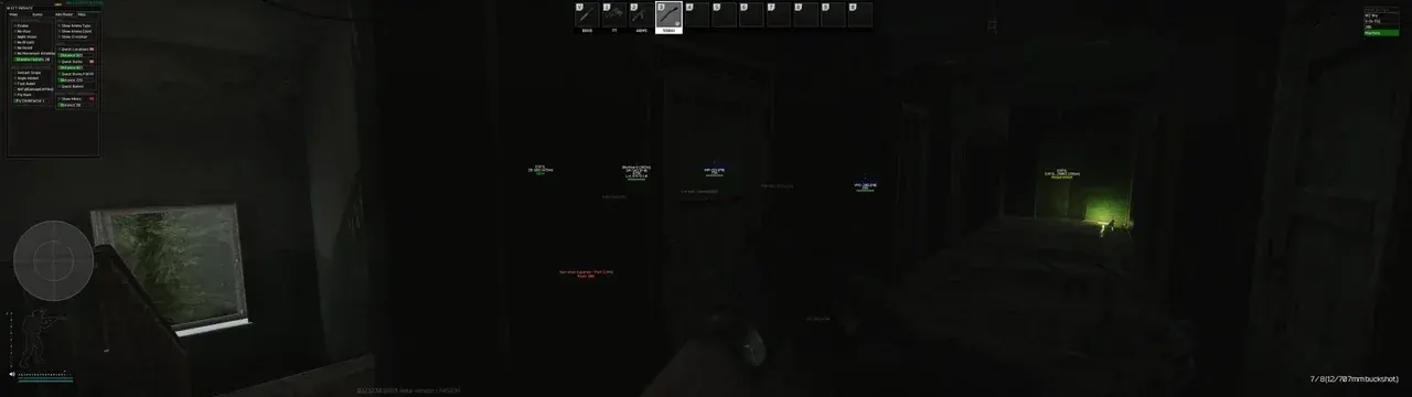 WR-C PRIVATE для Escape from Tarkov — скриншот интерфейса 1