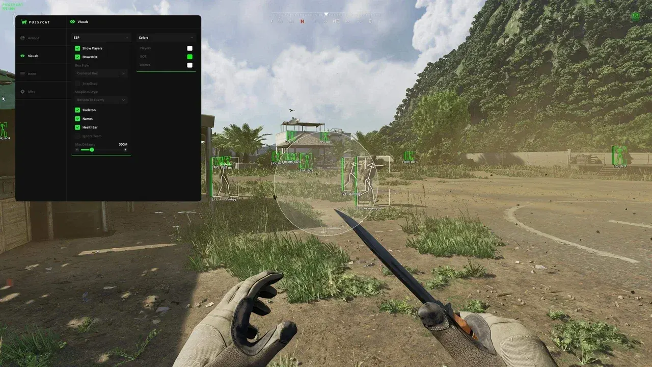PUSSYCAT для Gray Zone Warfare — скриншот интерфейса 1