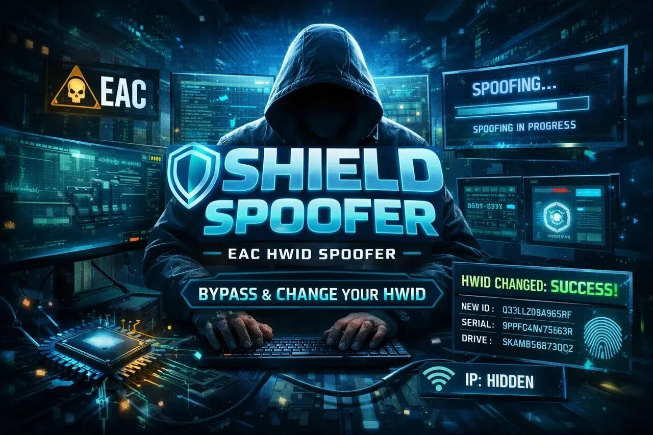 SHIELD SPOOFER для HWID Spoofer — скриншот интерфейса 1