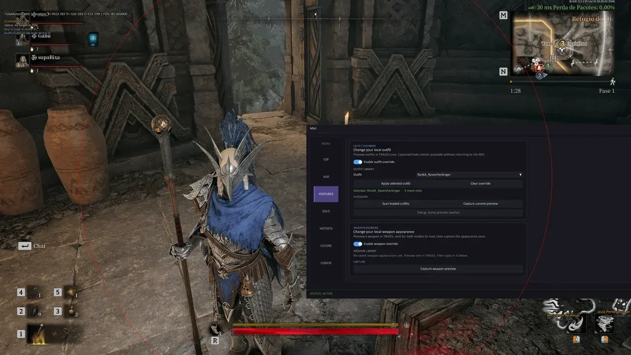 SHACK PRIVATE для Mistfall Hunter — скриншот интерфейса 1