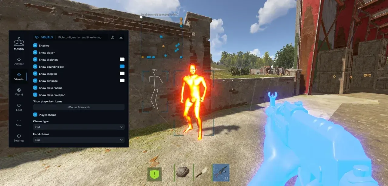 MASON для Rust — скриншот интерфейса 1