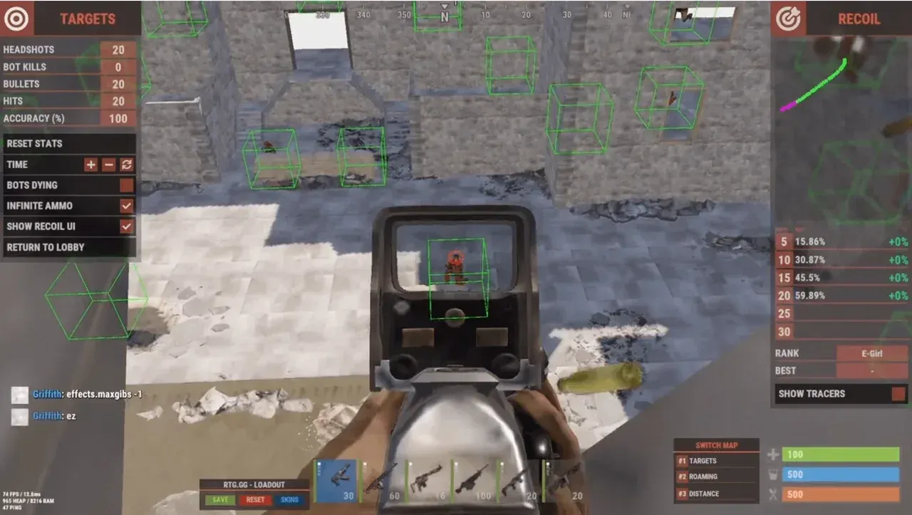 SPITE для Rust — скриншот интерфейса 1