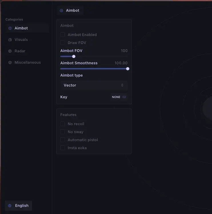PHOENIX ALKAD для Rust — скриншот интерфейса 1