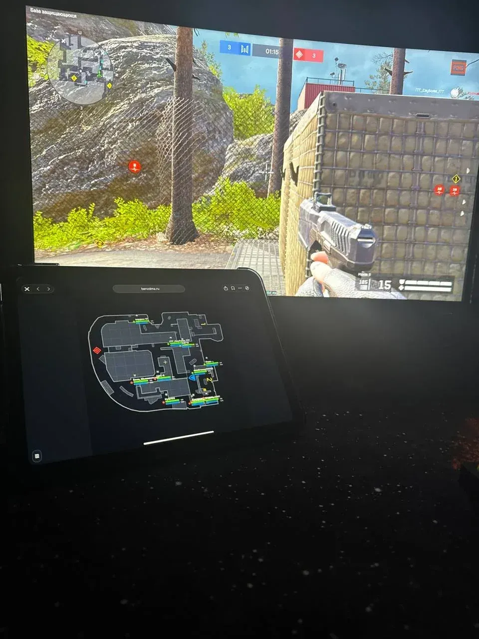 BENZ RADAR для Warface — скриншот интерфейса 1
