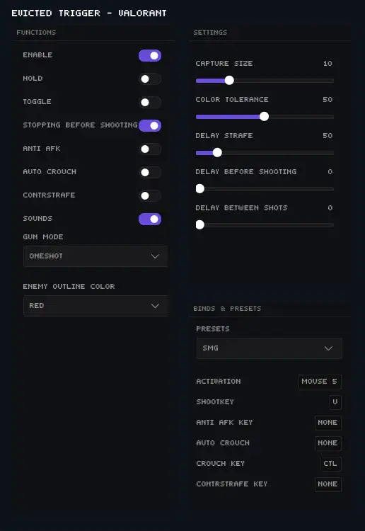Evicted Triggerbot для VALORANT — миниатюра 3